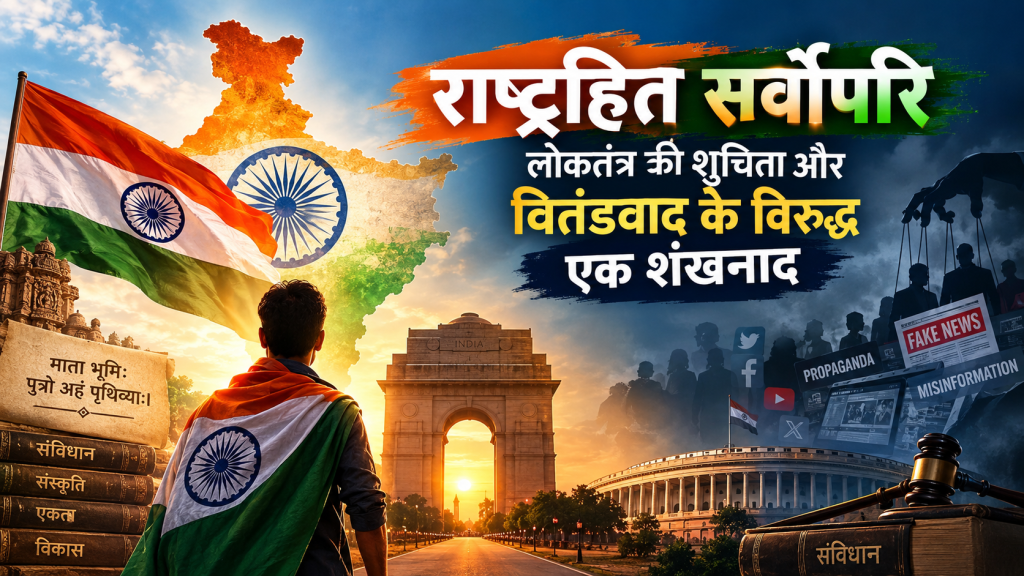 राष्ट्रहित सर्वोपरि: भारतीय दर्शन, इतिहास और एक नागरिक का युग-धर्म